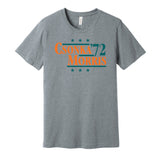 csonka morris 1972 dolphins retro throwback grey tshirt