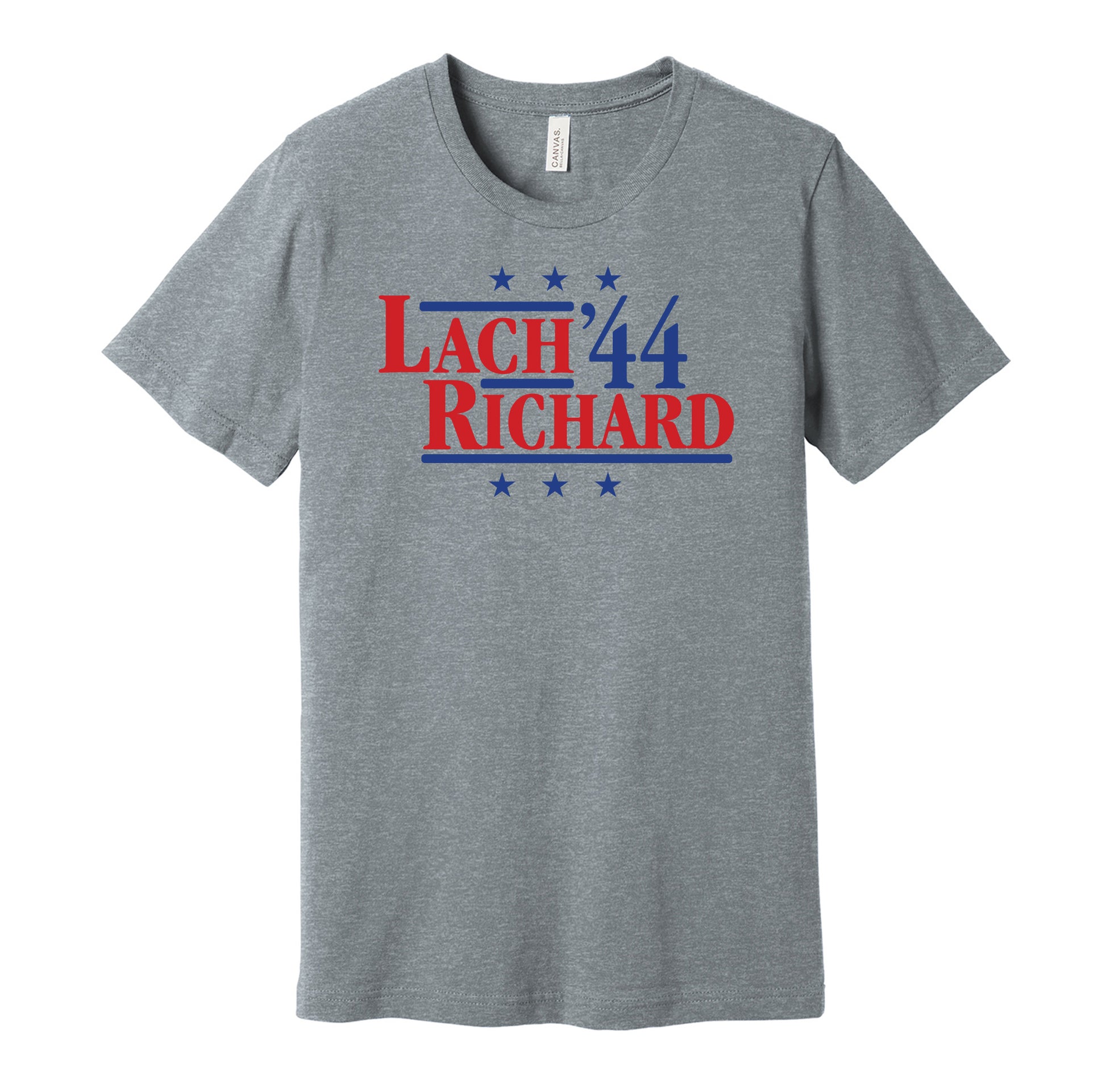 lach richard 1944 habs retro throwback grey tshirt