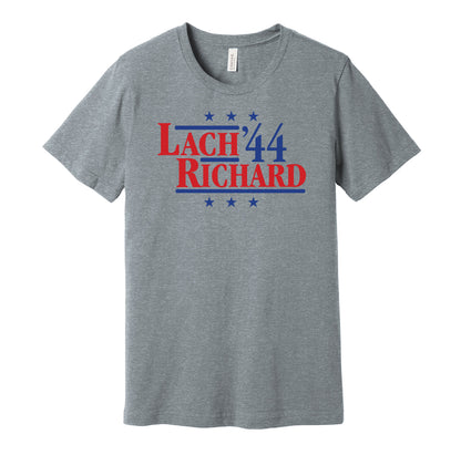 lach richard 1944 habs retro throwback grey tshirt
