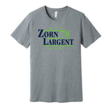 zorn largent 1970s chargers retro throwback grey tshirt