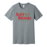 sapp brooks 2002 2003 bucs retro throwback grey tshirt