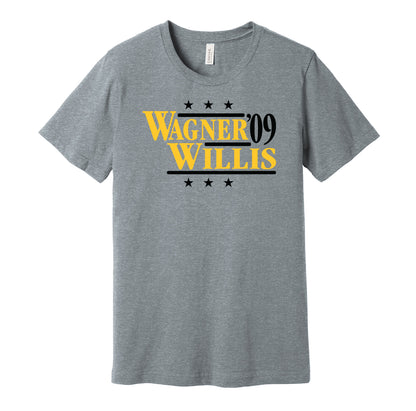 wagner willis 1909 pirates retro throwback grey tshirt