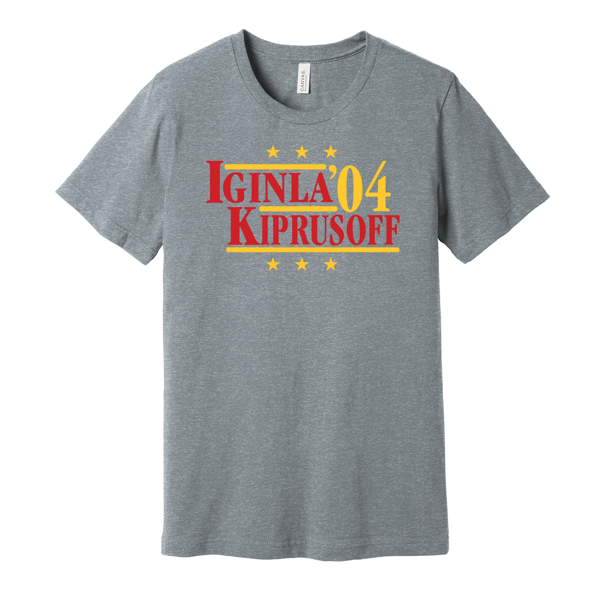 iginla kiprusoff 2004 flames retro throwback grey tshirt
