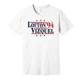 lofton vizquel 1994 for president cleveland indians fan white shirt