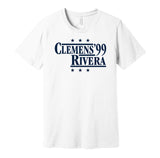 clemens rivera 1999 yankees retro throwback white shirt
