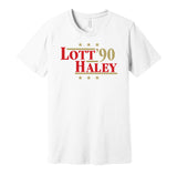 lott haley 49ers retro throwback white tshirt
