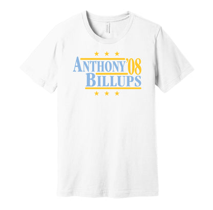 anthony billups 08 nuggets retro throwback white tshirt