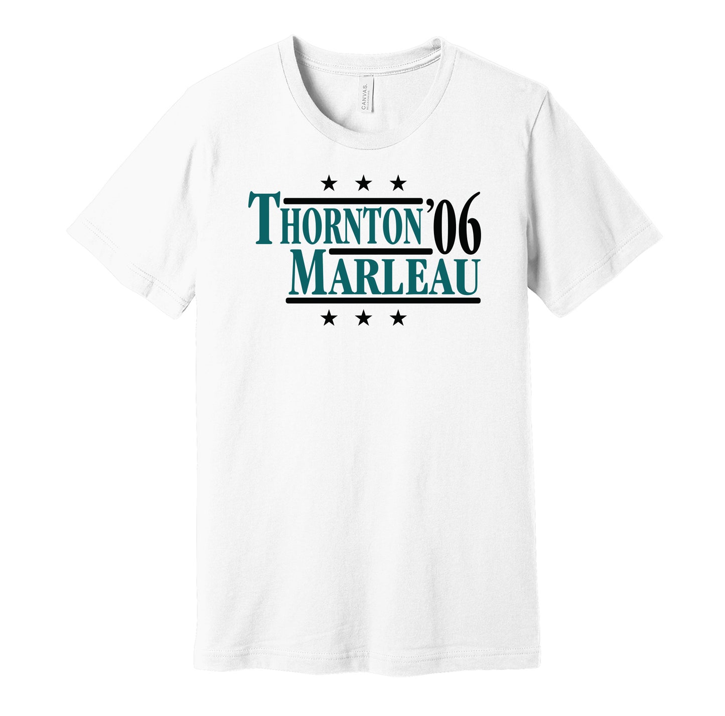 thornton marleau 2006 sharks retro throwback white tshirt