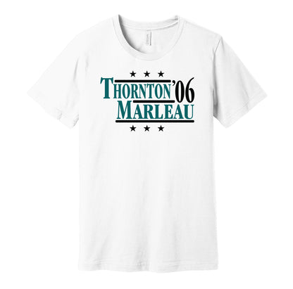 thornton marleau 2006 sharks retro throwback white tshirt