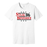 staal brindamour hurricanes 2006 retro throwback white tshirt