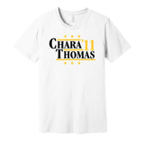 chara thomas bruins 2011 retro throwback white tshirt