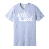 sergio aguero kompany 2012 man manchester city sky blue shirt
