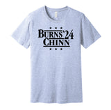 brian burns chinn for president 2024 carolina panther blue shirt