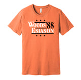 woods esiason 1988 bengals retro throwback orange tshirt
