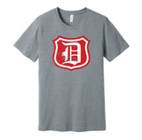 detroit cougars 1920s retro red wings grey shirt