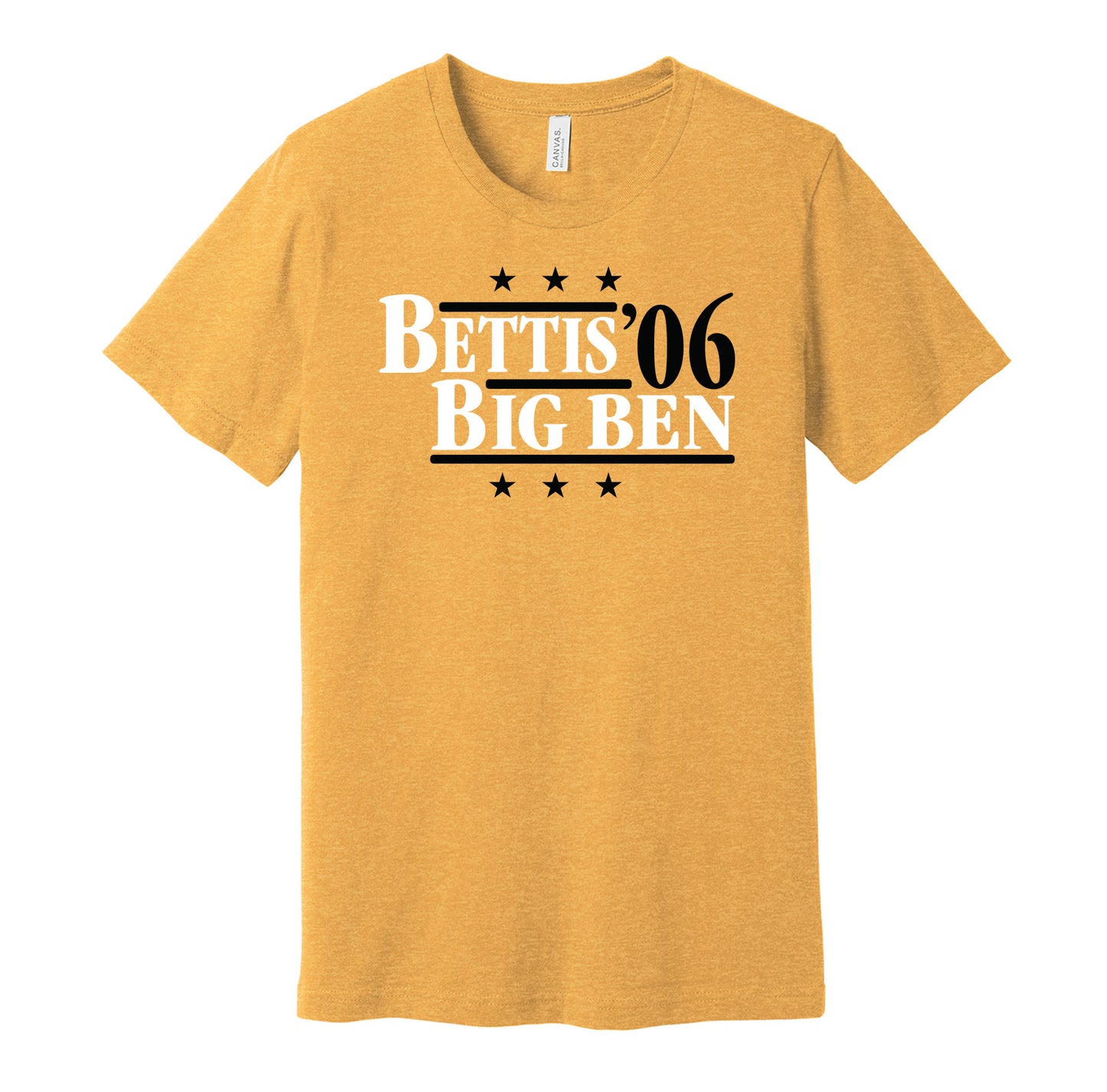 bettis roethlisberg 2006 retro throwback gold tshirt