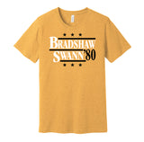 bradshaw swann retro throwback steelers gold shirt