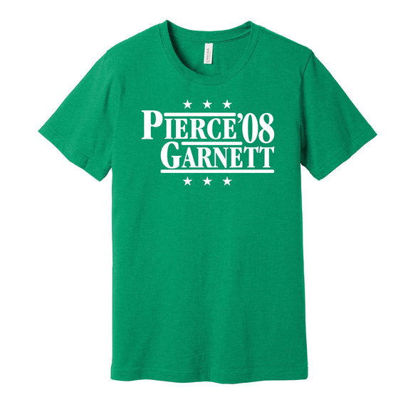 pierce garnett 2008 boston celtics retro throwback green shirt