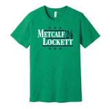 dk metcalf lockett 2024 seattle seahawks green shirt