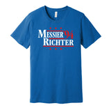 mark messier mike richter rangers retro throwback blue tshirt