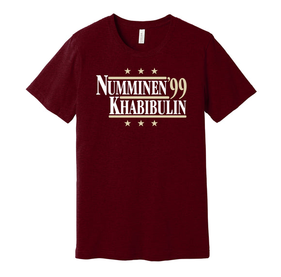 numminen khabibulin 1999 phoenix coyotes red shirt