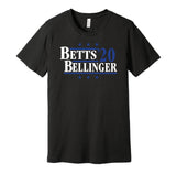 betts bellinger 2020 dodgers retro throwback black shirt