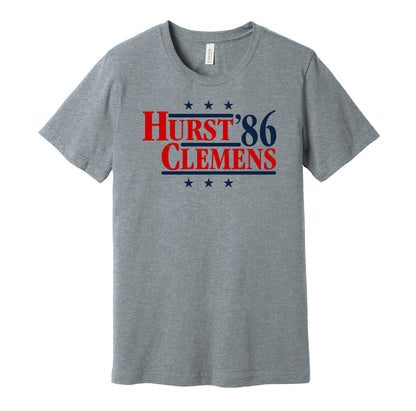 hurst clemens 1986 boston red sox retro throwback grey shirt