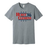 hurst clemens 1986 boston red sox retro throwback grey shirt