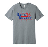 baez bryant for president 2016 cubs retro throwback grey shirt