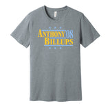 anthony billups 08 nuggets retro throwback grey tshirt