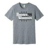 brown woodson 1998 raiders retro throwback grey tshirt