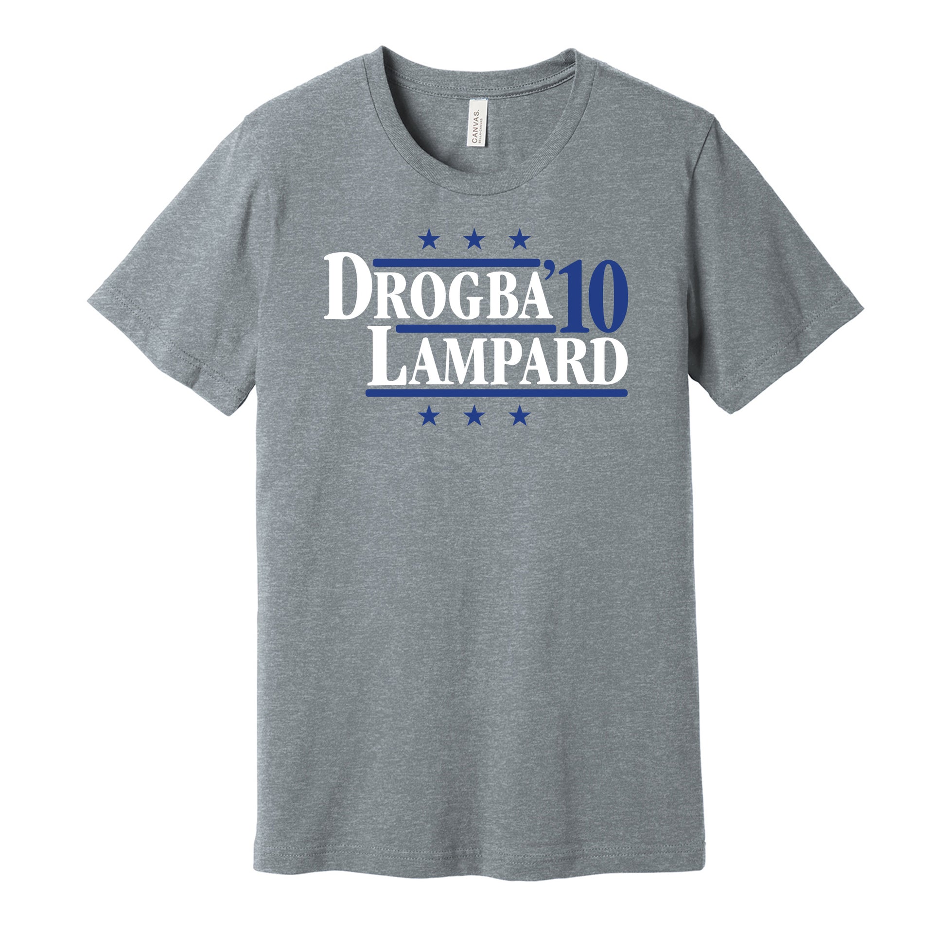 didier drogba lampard 2010 chelsea fc fan grey shirt