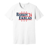 barkov ekblad for president 2024 panthers fan white shirt
