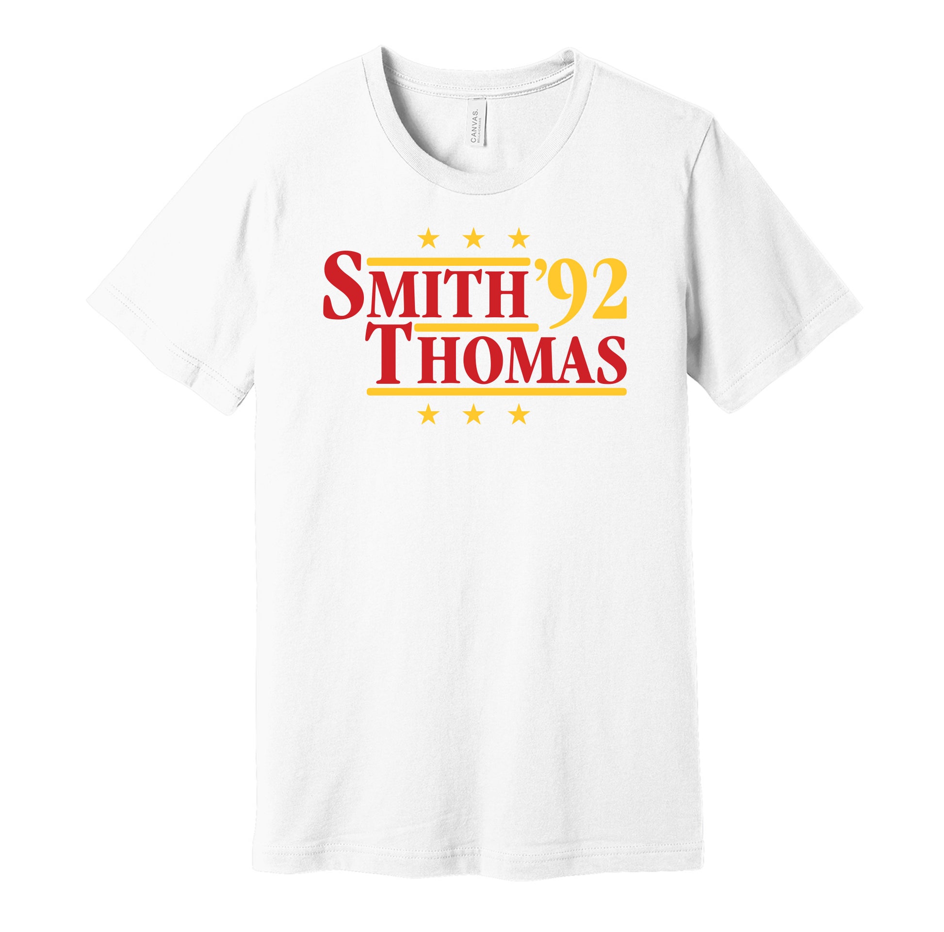 smith thomas chiefs retro throwback white tshirt