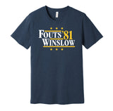 fouts winslow 1981 80s LA chargers retro throwback navy tshirt