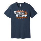 simmons davonte williams for president 2024 denver broncos fans navy shirt