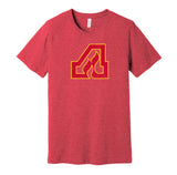 atlanta flames logo calgary fan retro throwback red tshirt