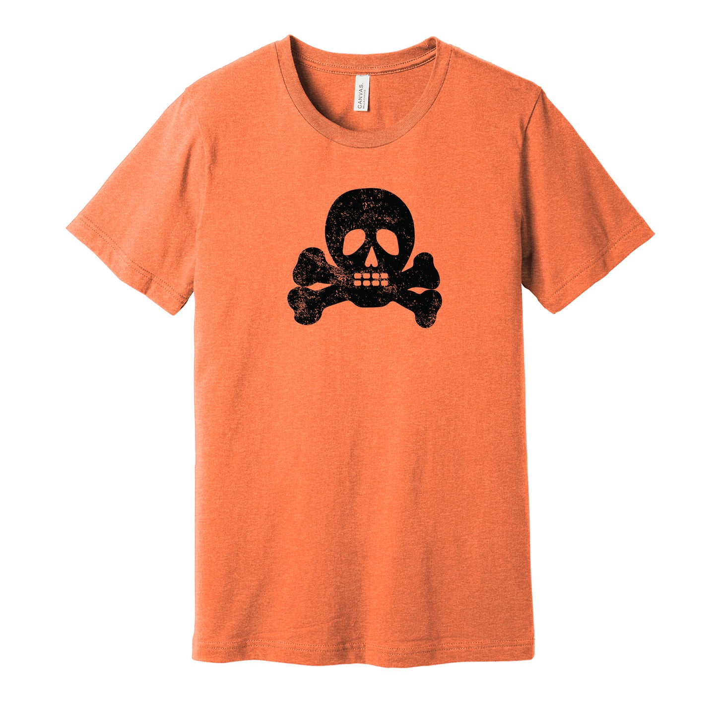 Sioux City Ghosts vintage distressed logo orange t-shirt featuring the classic softball team logo in a retro worn style by Hyper Than Hype Shirts.