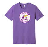 denver rockets nuggets fan retro throwback purple tshirt