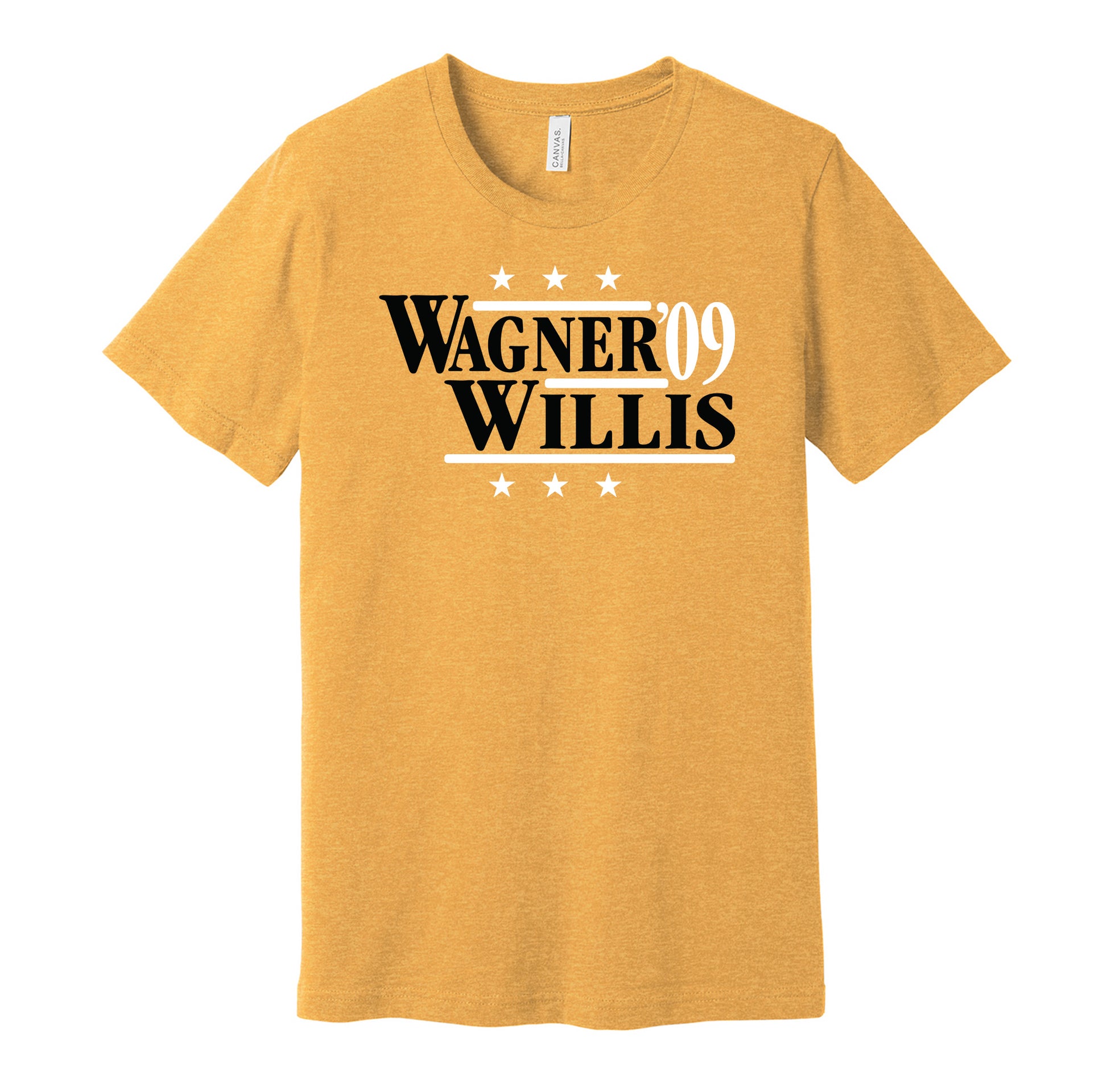 wagner willis 1909 pirates retro throwback gold tshirt