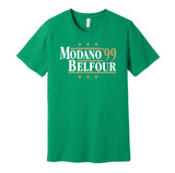 modano belfour 1999 stars retro throwback green tshirt
