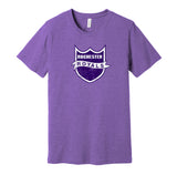 rochester royals distressed logo retro throwback purple tshirt