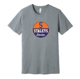 decatur staleys chicago bears fan retro throwback grey tshirt