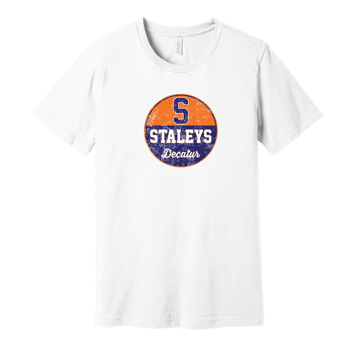 decatur staleys chicago bears fan retro throwback white tshirt